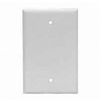 COOPER WIRING 2129W-BOX 1G WHT STD BLANK PLATE