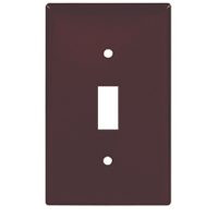 COOPER WIRING 2134B-BOX 1G STD BROWN TOGGLE PLATE