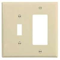 COOPER WIRING 2153V-BOX 2G TOGGLE/ROCKER PLATE