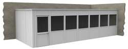 PORTA-KING VK1STL-WCM 12'X28' 2-WALL H7584 MDLR IN-PLNT OFFICE 2-WALL 12FT.DX
