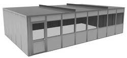 PORTA-KING VK1STL 20'X32' 4-WALL H7624 MDLR IN-PLNT OFFICE 4-WALL 20FT.DX