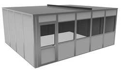 PORTA-KING VK1STL 16'X20' 4-WALL H7606 MDLR IN-PLNT OFFICE 4-WALL 16FT.DX