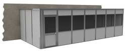 PORTA-KING VK1STL 12'X28' 3-WALL H7593 MDLR IN-PLNT OFFICE 3-WALL 12FT.DX
