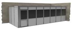 PORTA-KING VK1STL 12'X28' 2-WALL H7584 MDLR IN-PLNT OFFICE 2-WALL 12FT.DX