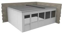 PORTA-KING VK1DW-WCM 16'X20' 2-WALL H7576 MDLR IN-PLNT OFFICE 2-WALL 16FT.DX