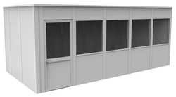 PORTA-KING VK1DW-WCM 10'X20' 4-WALL H7578 MDLR IN-PLNT OFFICE 4-WALL 10FT.DX