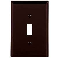 COOPER WIRING 5134BK 1G TOGGLE PLATE - BLACK
