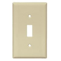 COOPER WIRING 5134V 1G IVORY NYLN TOGGLE PLATE