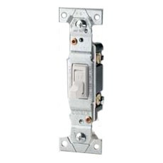 COOPER WIRING 5223-7W-BU 3WAY WHITE COPAL SWITCH