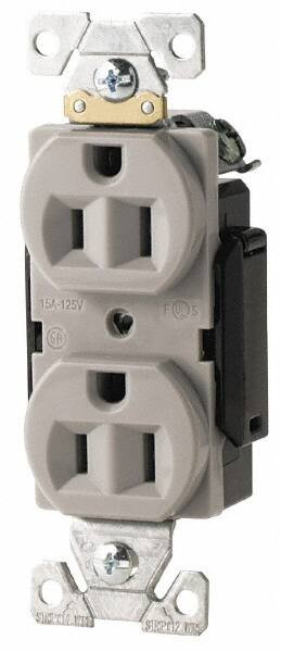 COOPER WIRING 5252W 15A 125V WHT DUPLEX RECPT