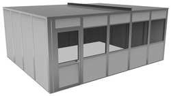 PORTA-KING VK1DW 16'X20' 4-WALL H7588 MDLR IN-PLNT OFFICE 4-WALL 16FT.DX