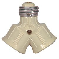 COOPER WIRING 700V-BOX IVORY TWIN SOCKET