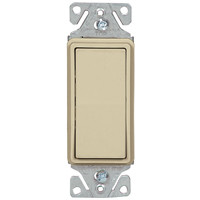 COOPER WIRING 7501V-BOX 1P IVORY QUIET ROCKER SWITCH