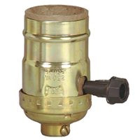COOPER WIRING 925ABD-BOX 3WY TURNKNOB MTL LAMPHOLDER