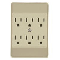 COOPER WIRING C1146V 6OUTLET 3WIRE GROUND TAP