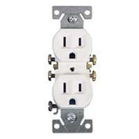 COOPER WIRING C270W 15A 3WIRE WHT DUPL RECEPTACLE