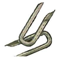DEACERO 7401 STAPLE BARBED GALV 1 IN 50LB