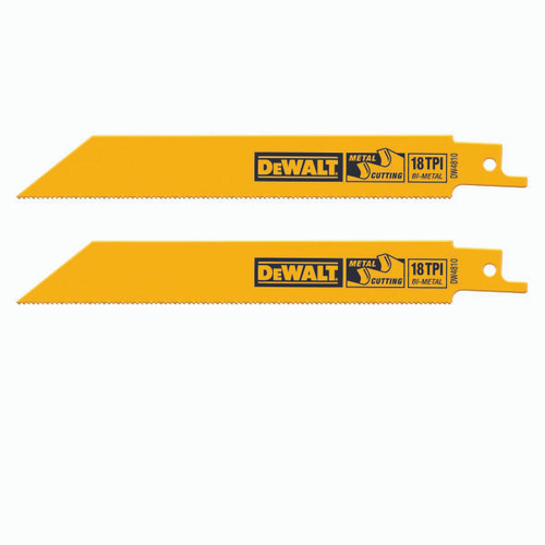 DEWALT TOOLS DW4810-2 DEWALT RECIP BLADES, 4" 18TPI STRAIGHT B