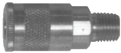 DIXON VALVE  COUPLING DC1 AUTOMOTIVE COUPLER MALE BRASS,1/4"