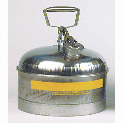 EAGLE MFG 1313 SAFETY CANS, STAINLESS STEEL W/TEFLON CA