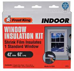 FROST KING V73H SHRINK WINDOW KIT INDOOR 42 X 62 IN