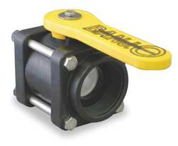 BANJO CORPORATION V075 POLYPROPYLENE BALL VALVE FNPT 3/4 IN