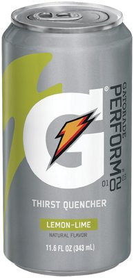 GATORADE 00901 11.6 OZ.CAN LEMON-LIME DRINK