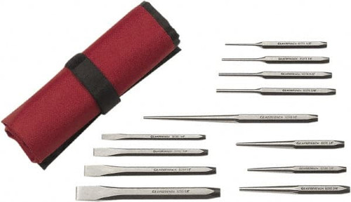 GEARWRENCH 82305 12 PIECE CENTER PUNCH, COLD CHISEL, STAR