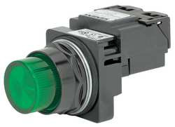 SIEMENS US2:52BL4D3 PILOT LIGHT,GREEN,30MM