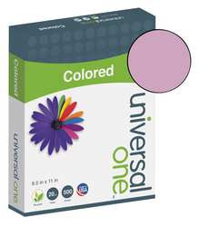 UNIVERSAL ONE UNV11212 MULTI PAPER 8-1/2 X 11 IN ORCHID PK 500
