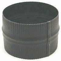 IMPERIAL MANUFACTURING BM0047 STOVE PIPE STARTER JOINT, BLACK, 24-GA.,