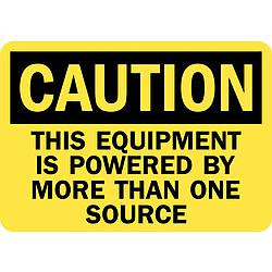 LYLE U1-1089-RD_10X7 CAUTION SIGN 10X7 IN. ENGLISH