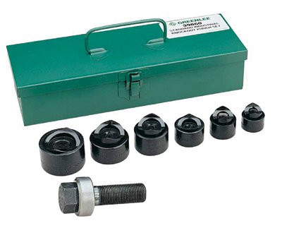 GREENLEE TEXTRON 39860 15 PIECE, 3/4 TO 1-1/2" PUNCH HOLE DIAM,