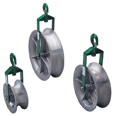 GREENLEE TEXTRON 8018 HOOK SHEAVE 18 IN 8 000 LB CAPACITY