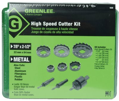 GREENLEE TEXTRON 930 CUTTER KIT HSS
