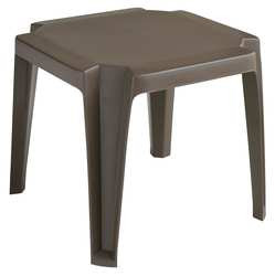 GROSFILLEX 52099037 SIDE TABLE LOW 17 IN BRONZE MIST