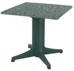 GROSFILLEX 99841025 TABLE TOP 32" SQR MEL GRN