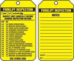 ACCUFORM SIGNS TRS336CTP INSPECTION TAG 5-3/4 X 3-1/4 PK25