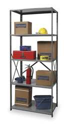 HALLOWELL 4710-12HG STARTER SHELVING 87INH 48INW 12IND