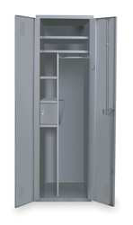 HALLOWELL HERL442-1G-HG HIGH SECURITY LOCKER 24 IN W 24 IN D