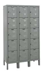 HALLOWELL U3256-5HG HALLOWELL FIVE TIER 15 DOOR PREMIUM STEE