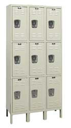 HALLOWELL U3258-3G-A-PT WARDROBE LOCKER (3) WIDE (9) OPENINGS