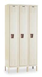 HALLOWELL U3588-1A-PT G3754 WARDROBE LOCKER (3) WIDE (3) OPENI