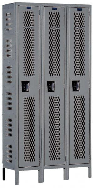 HALLOWELL U3888-1HV-A-HG HALLOWELL SINGLE TIER 3 DOOR HEAVY-DUTY 