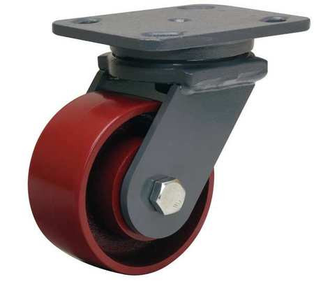 HAMILTON S-WH-4MB SWIVEL PLATE CASTER 1000 LB 4 IN DIA