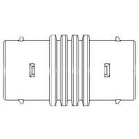 HANCOR 0315AA DRAIN INTERNAL COUPLING 3 IN