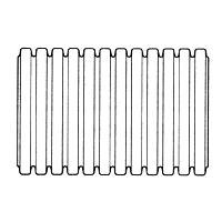 HANCOR 03510100H DRAIN PIPE SOLID 3X100FT