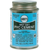 HARVEY'S 018400-24 PVC CEMENT WET SET BLUE 4OZ
