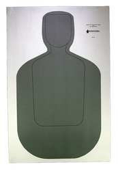 LE TARGETS TQ-21E-100 SILHOUETTE TARGET PK100