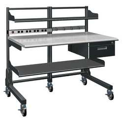 HERGO 95-MIDIW-048 LOW PROFILE COMPUTER WORKSTATION